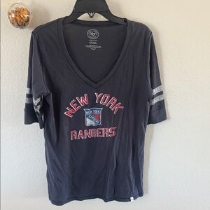 47 Brand New York Rangers V-Neck Tee